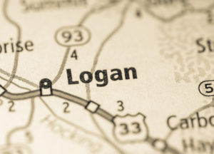 Photo of a map of Logan