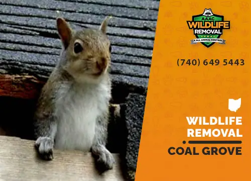 Coal Grove Wildlife Removal professional removing pest animal