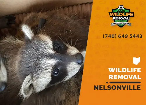 Nelsonville Wildlife Removal professional removing pest animal